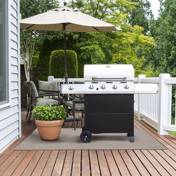 FLOORDIREKT Grillschutzmatte Turin - Feuerfest - Outdoor-Matte für den Grill - 90 x 120 cm