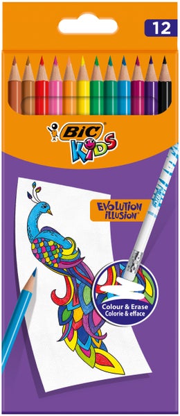 BIC Buntstifte KIDS EVOLUTION Illusion 12er Set