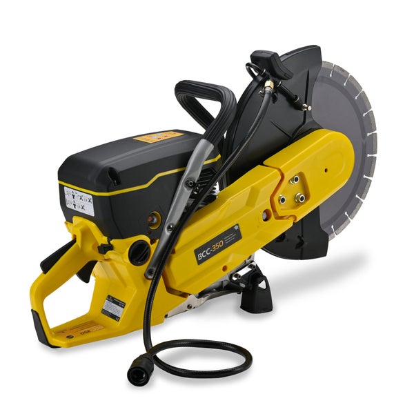 Bamato Betontrennschneider BCC 350 mit 350 Millimeter Trennscheibe für professionelle Bauarbeiten.