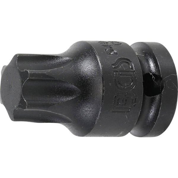 BGS Kraft-Bit-Einsatz Antrieb Innenvierkant 12,5 mm (1/2) T-Profil (für Torx) T80 - 5486-T80