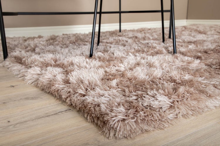 Grace Teppich 230x160 cm Polyester beige. 160 X 230 X 3 cm