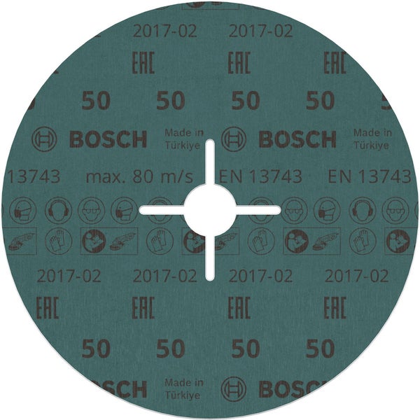 Bosch Fächerscheibe Schleifscheibe mit Bosch Logo