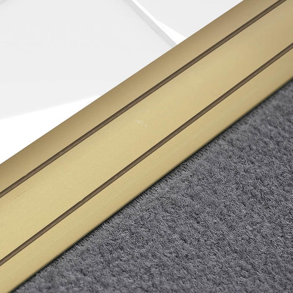 FLOORDIREKT Übergangsprofil Firm - Breite: 36 mm - Selbstklebend - Gold - 100 cm