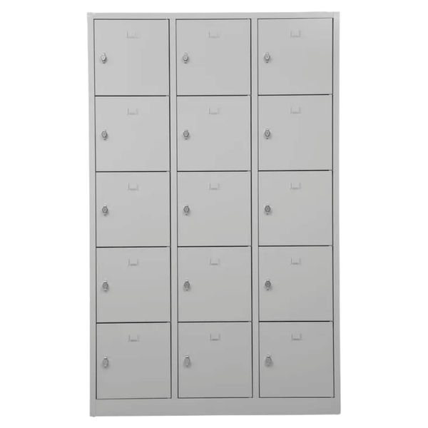 PROREGAL Schließfachschrank Falcon Large HxBxT 190 x 119 x 45 cm Vorhängeschloss Grau