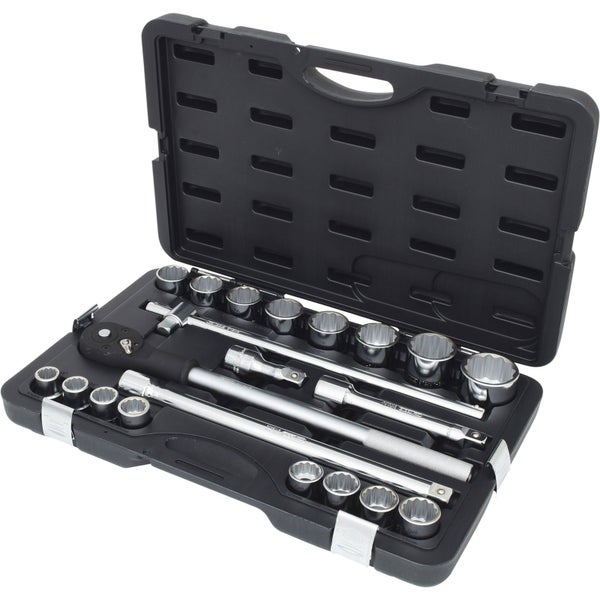 KS TOOLS 3/4 Steckschlüssel-Satz 21tlg. 12-kant - 911.0751