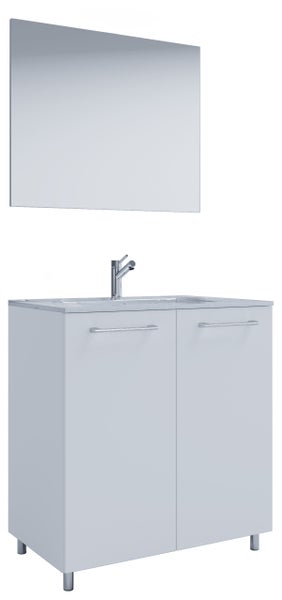 3.-tlg. Waschplatz Waschtisch Badinos Drehtür SP