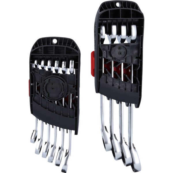 KS TOOLS DUO GEARplus Ratschenringmaulschlüssel mit Maul-Ratschenfunktion umschaltbar 10tlg. - 503.5950