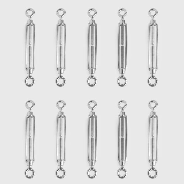 Spanner M6 Edelstahl 10 Stück Für Sonnensegel - Maanta®