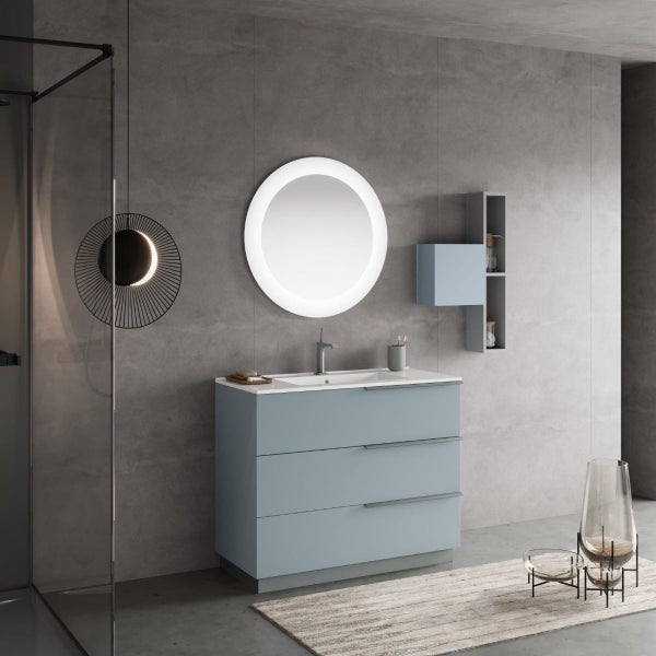 Möbelset für das Badezimmer 100 cm, bodenstehend | New York