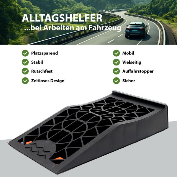 Auffahrrampe für Fahrzeuge zur Reparatur und Wartung