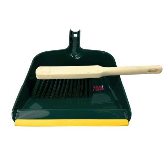 Kehrgarnitur mit Handfeger und Kehrblech