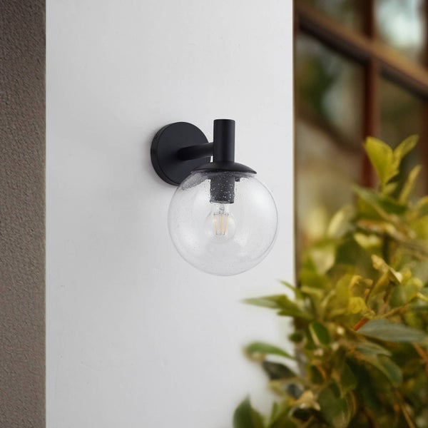 Lindby Dangan (spritzwassergeschützt (Modern) in Transparent aus Glas (1 flammig, E27)