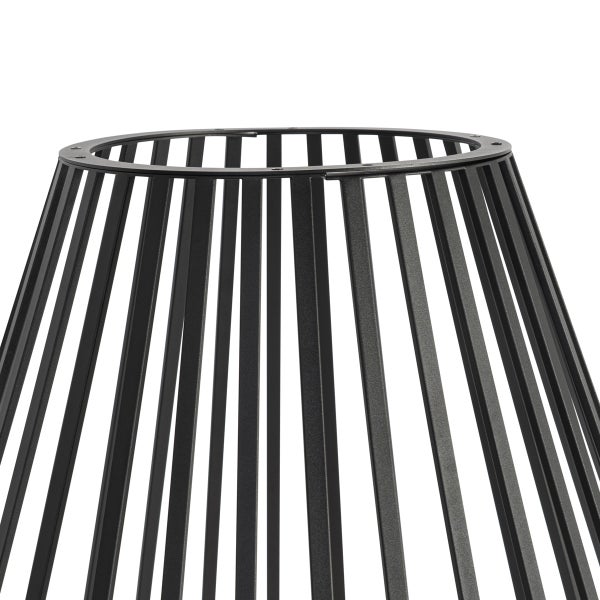 Metall Laternen-Gestell mit vertikalen Stäben