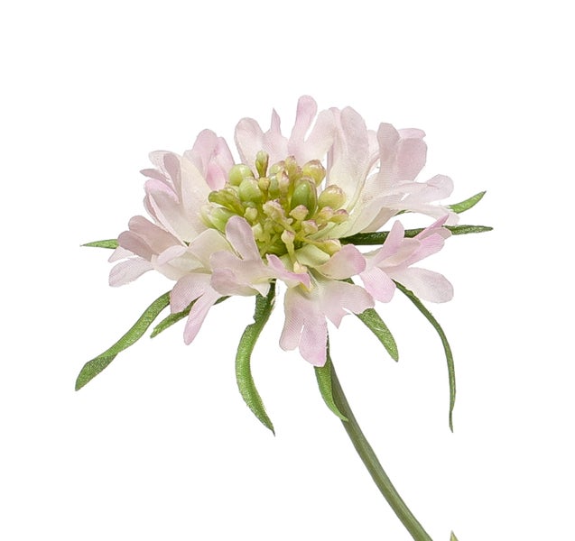 Künstliche Blume Allium mit lila Blütenball und grünem Stiel