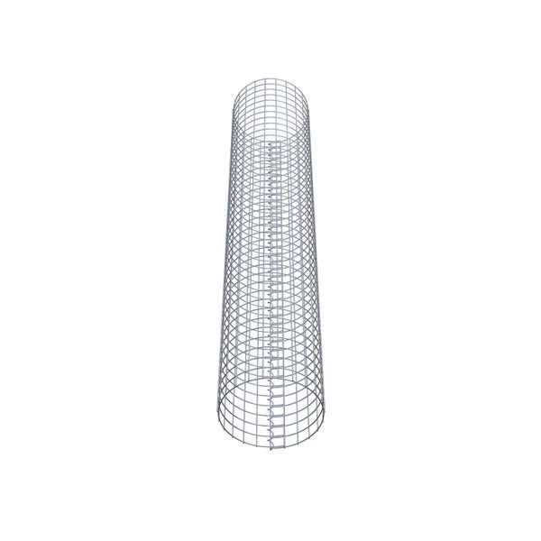 Gabionensäule Durchmesser 37 cm MW 5 x 5 cm rund - Höhe: 200 cm