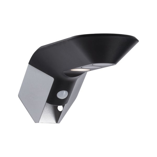 Solar LED Hausnummernleuchte Soley Bewegungsmelder IP44 3000K 42lm Anthrazit