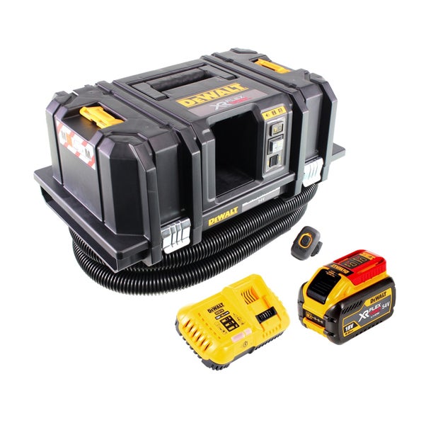DeWalt Akku-Nass-Trockensauger mit FlexVolt Akku, Ladegerät und Fernbedienung
