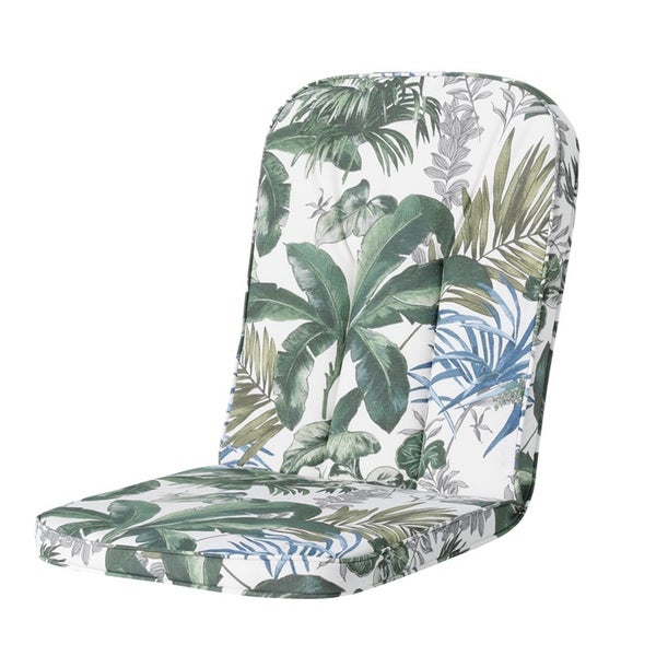 Hochlehnerauflage Carlo / Calvia Bliss blau - Ca. 100x48 cm - 4er-Set
