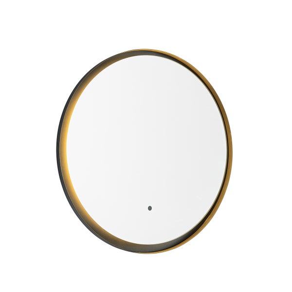 Runder Spiegel mit Rahmen