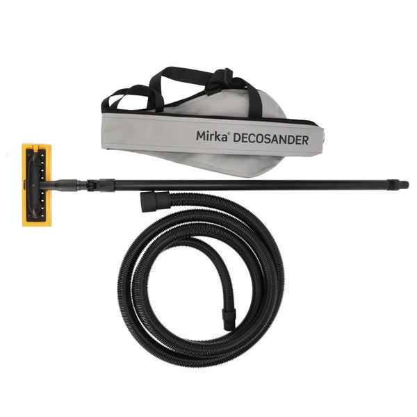Mirka DecoSander staubfreier Stabschleifer für glattes Wand- & Deckenfinish, Trockenbau, Detailarbeiten / für 80x230mm Schleifstreifen / Klett