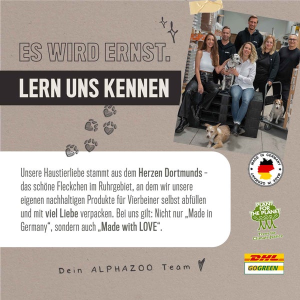 ALPHAZOO Flohsamenschalen gemahlen 250g für Hunde und Katzen I Indische Psyllium Husks