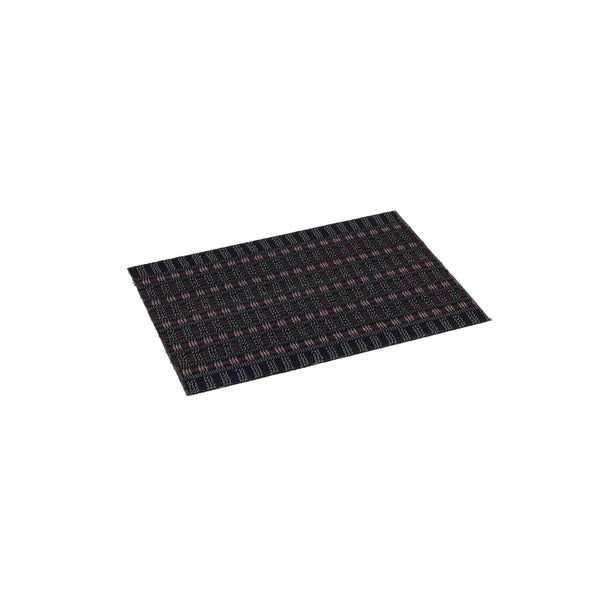 Rechteckiger Teppich mit Karomuster