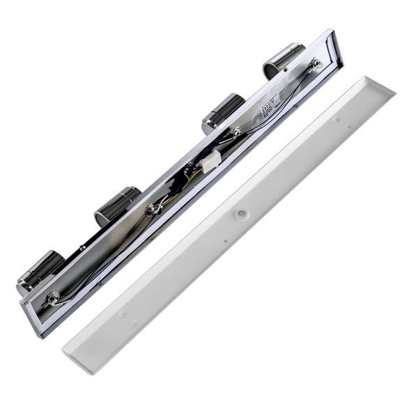 Lindby Deckenlampe Dejan (spritzwassergeschützt (Modern) in Chrom aus Metall (4 flammig, GU10) - Bad Deckenleuchte Lampe Badezimmerleuchte