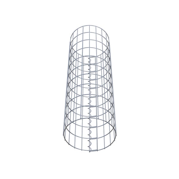 Gabionensäule Durchmesser 32 cm, MW 5 x 10 cm rund - Höhe: 1,00 m