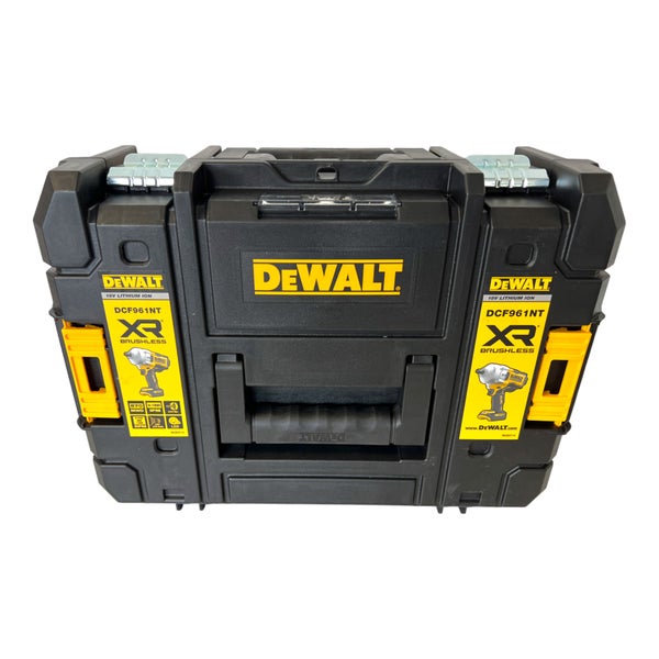 DeWALT TSTAK Werkzeugkoffer für Schlagschrauber DCF961NT aus robustem Kunststoff.