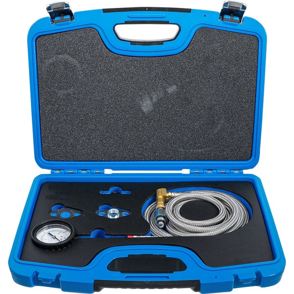 Druckprüfset im blauen Koffer