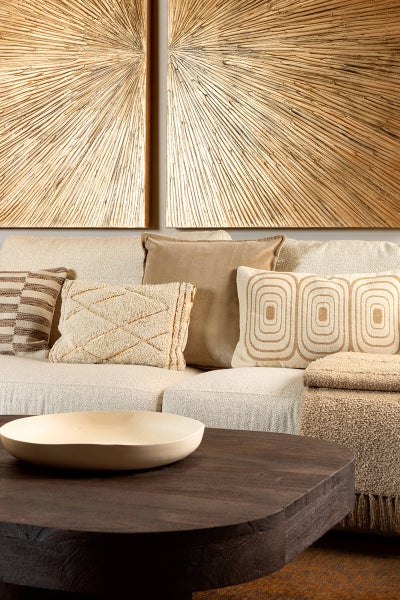 SENNA - Plaid 140x180 cm - Irish Cream - beige