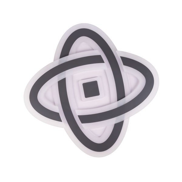 Dekorative LED-Deckenleuchte mit verschlungenem Design