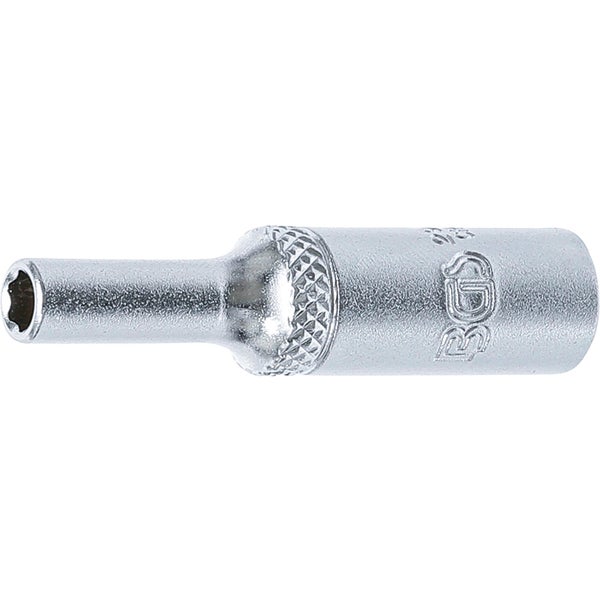 BGS Steckschlüssel-Einsatz Super Lock tief Antrieb Innenvierkant 6,3 mm (1/4) SW 4 mm - 2964