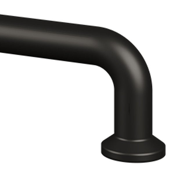 Wandhalterung fuer Duschstange aus Metall in mattem Design