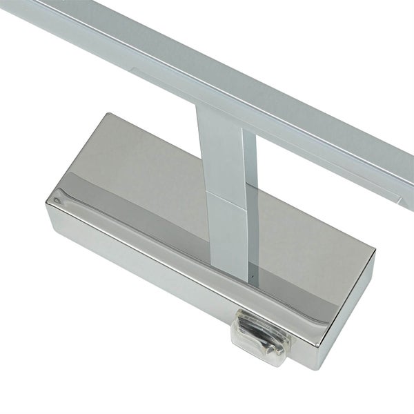 Spiegelleuchte aus Metall mit Wandhalterung