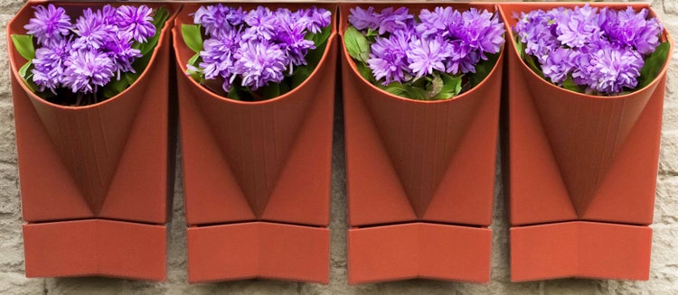 4x Wandgarten Hängegarten Blumentopf Blumenkasten