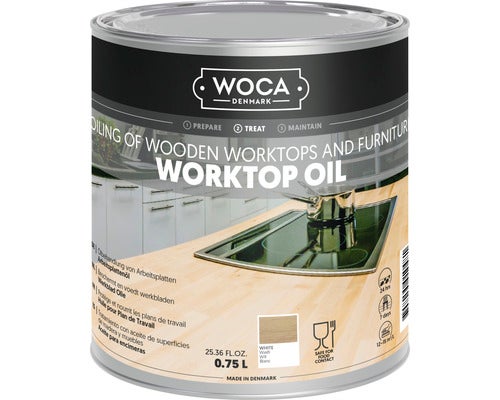 WOCA Arbeitsplattenöl weiß 0,75 l