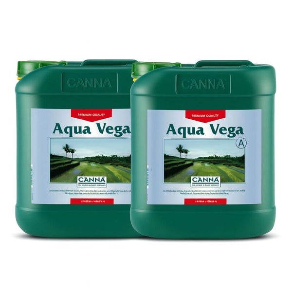Zwei Kanister Canna Aqua Vega Pflanzennährstoff für die Wachstumsphase