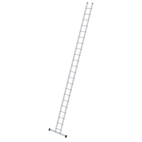 PROREGAL Sprossen-Anlegeleiter 350 mm Breit mit Standard-Traverse 22 Sprossen