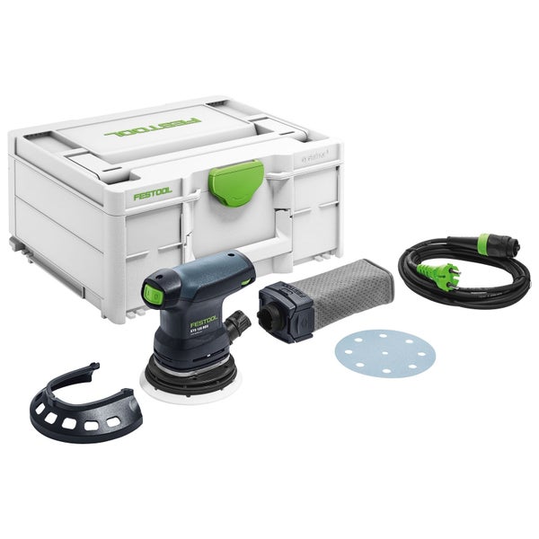 Festool Exzenterschleifer ETSC 125 REQ Set mit Zubehör und Transportkoffer