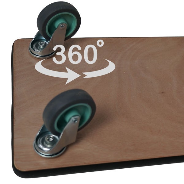 PROREGAL MegaDeal 2x Transportroller 4 Rollen HxBxT 11,5x30x60 cm Traglast 200kg Sperrholzplatte