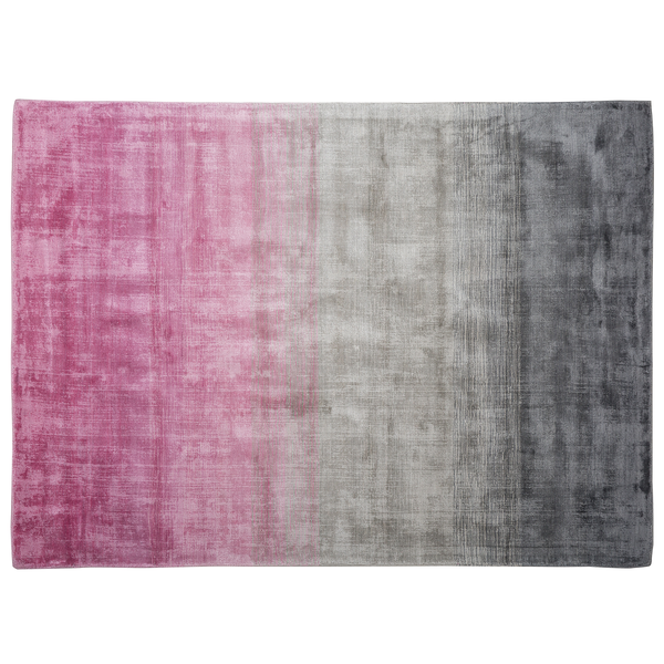 Teppich grau-rosa 160 x 230 cm Kurzflor ERCIS