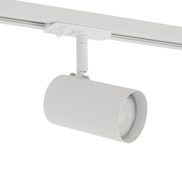 Lindby Stromschienenleuchte Linaro (Modern) in Weiß aus Metall (3 flammig, GU10) - 1-Phasen Stromschiene Stromschienenstrahler Wohnzimmerleuchte