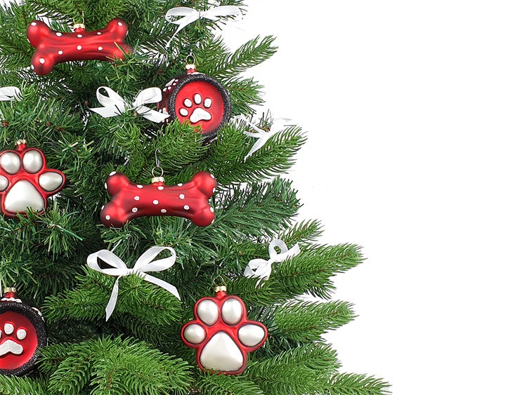 LAALU Dekorierter künstlicher Weihnachtsbaum PEJSK'S TREE 60 cm mit LED-Beleuchtung IN FLOWER