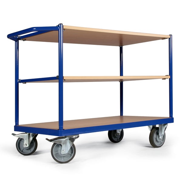 Servierwagen mit drei Regalböden