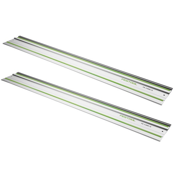 Festool FS 1080/2 Set 2x Führungsschiene 1080 mm ( 2x 491504 ) für Hand, Tauch und Stichsägen / Oberfräse