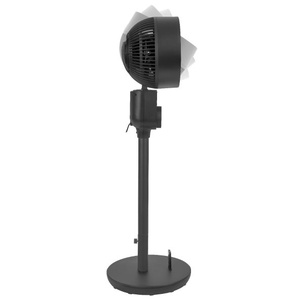 VONROC Hochwertiger Standventilator - 98cm - Bodenventilator - Sehr leise - Inklusive Fernbedienung - 3 Geschwindigkeitsstufen - Schwenkfunktion - Um 180° neigbar - Schwarz