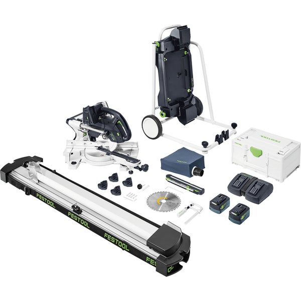 Festool Kapex Akku-Kapp-Zugsäge Set mit Zubehör