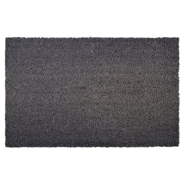 Fußmatte Kokos - Eingangsmatten aus Kokos - Abtreter für Haustür - Grau / 17 mm - 40 x 60 cm