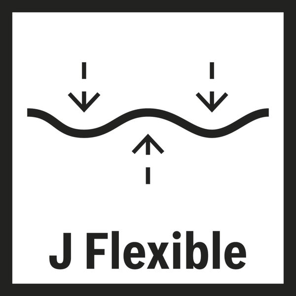J Flexible Symbol: Flexibles Material